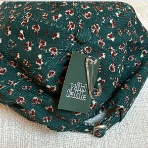 NWT Wild Fable Corduroy Floral Baseball Cap